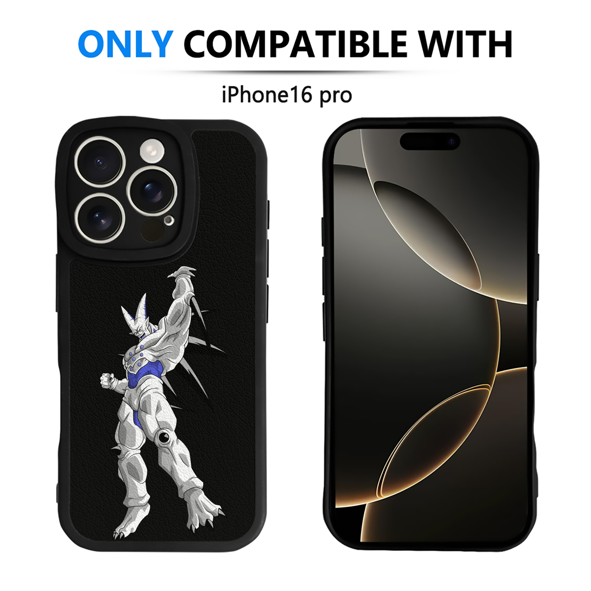 （画像用） ドラゴンボール DRAGON BALL 【iPhone 16シリーズ対応】シリコンスマホケース（レザー調） 材質：シリコン